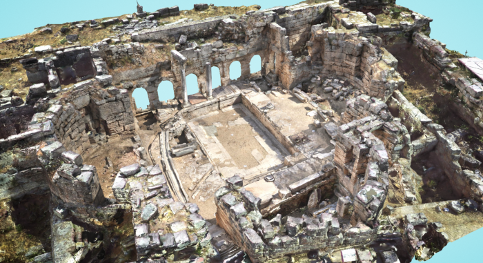 Ein 3D-Modell des antiken Korinth (Bild: Google)